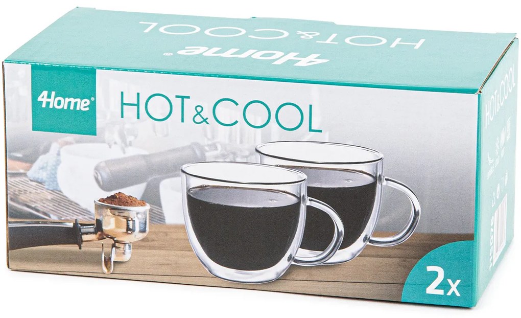 Pahare Termo 4Home Tea Hot&Cool 350 ml, 2 buc.