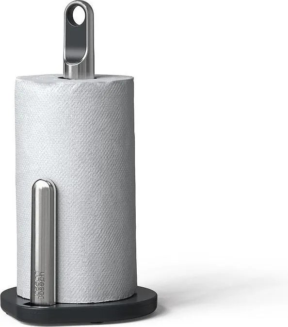 Suport orizontal pentru prosoape de bucătărie din hârtie gri închis din plastic Hold – Joseph Joseph