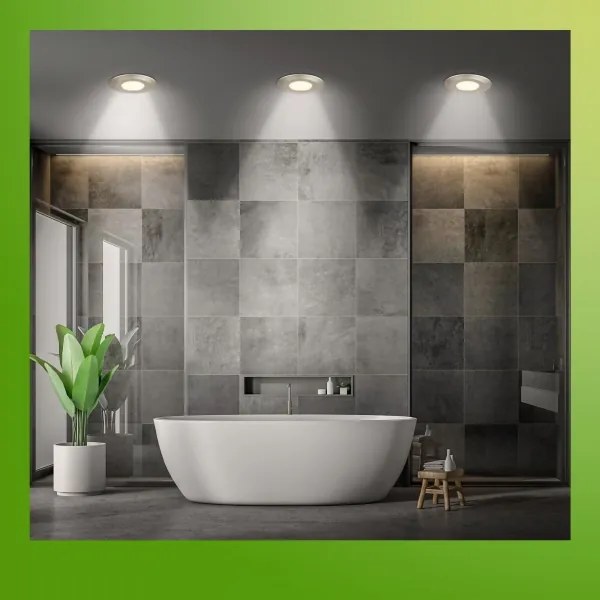 Briloner 7588032 - Set de 3 plafoniere LED pentru baie KLIRA, 1x LED/4,9W/230V, IP44, crom