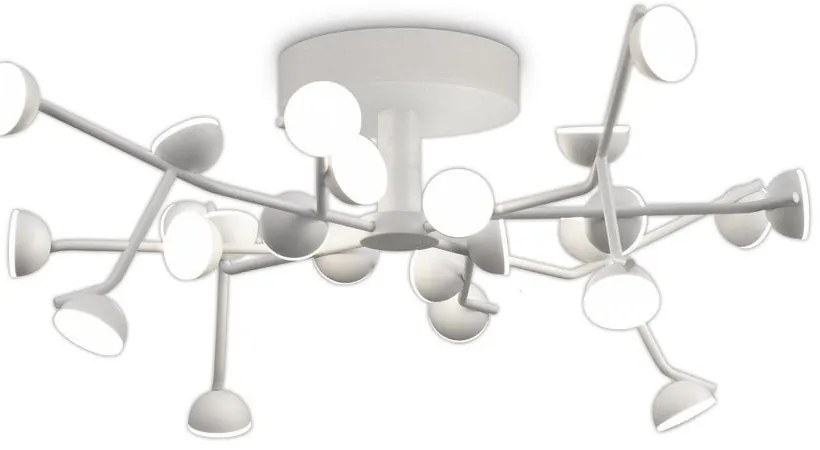 Plafoniera, Lustra aplicata LED dimabil design modern ADN alb