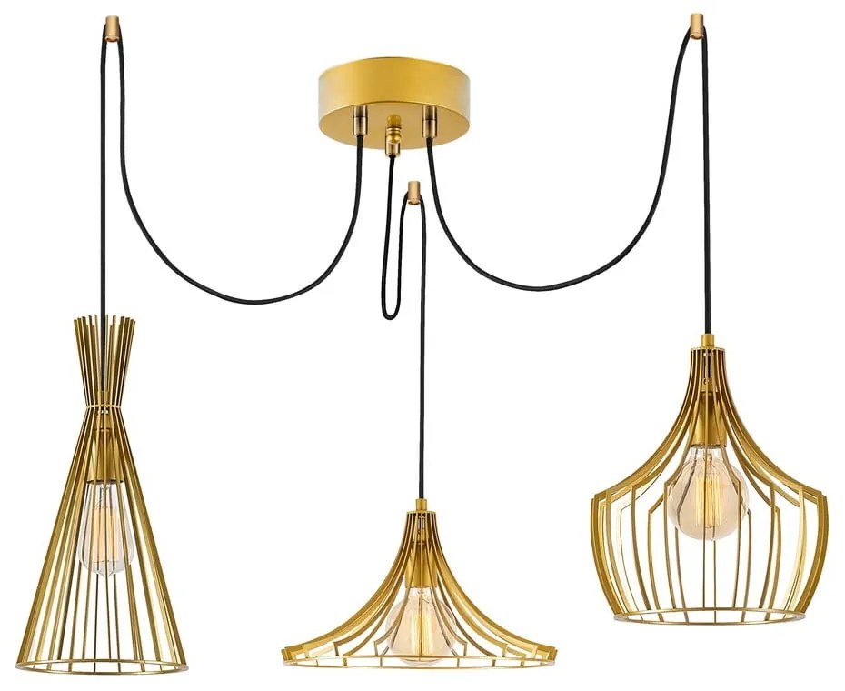 Lustră aurie Mezopotamya – Opviq lights