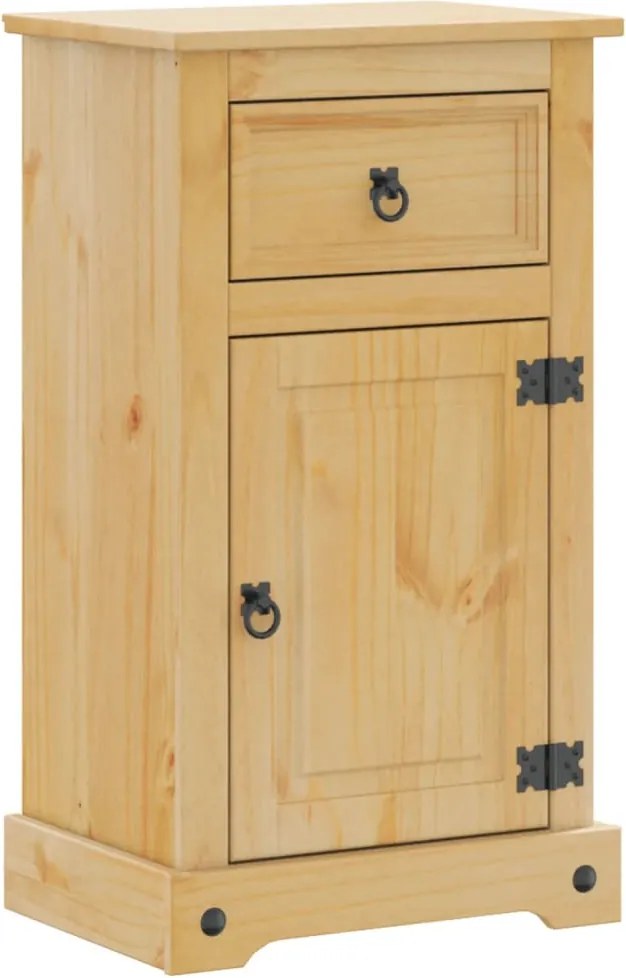 vidaXL Dulap de baie „Corona”, 45x33x80 cm, lemn masiv de pin