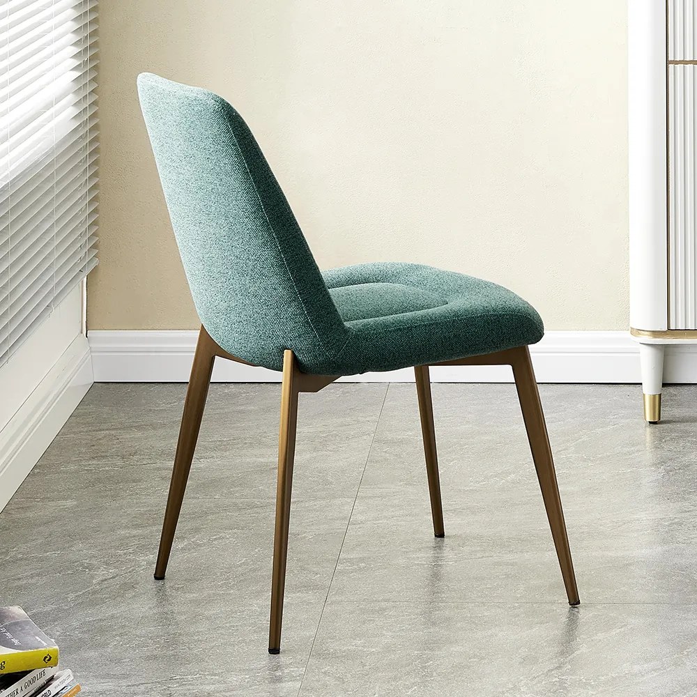Scaun verde pentru bucătărie, soft, în stil art nouveau - 2 buc. Deprimo jj70zs2144 by Deprimo
