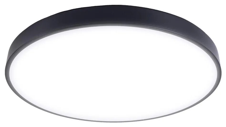 Plafonieră LED dimabilă LED/60W/230V 3000-6500K d. 60 cm negru + telecomandă