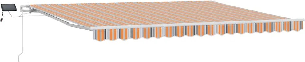 vidaXL Cortina Retractabilă Manual Multicolour 450 × 300 cm