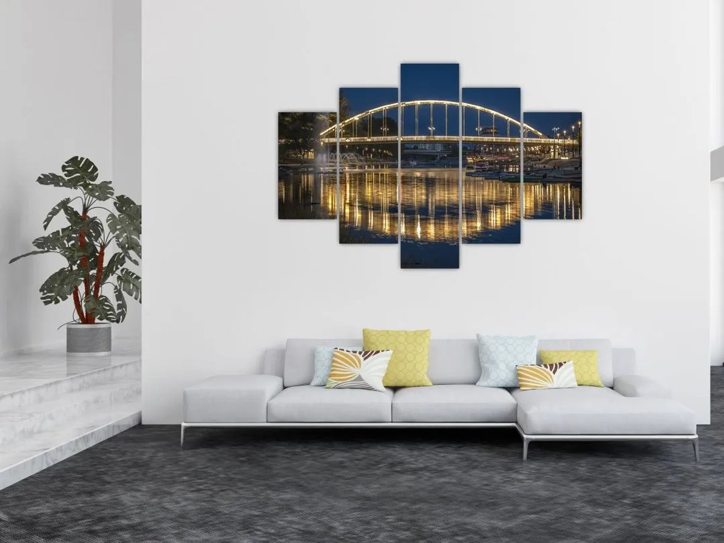 Tablou cu făntână arteziană (150x105 cm)