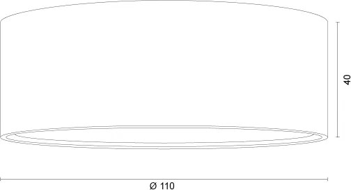 Argon 8904 - Plafonieră ELORA 1xGX53/7W/230V Ø 11 cm mov
