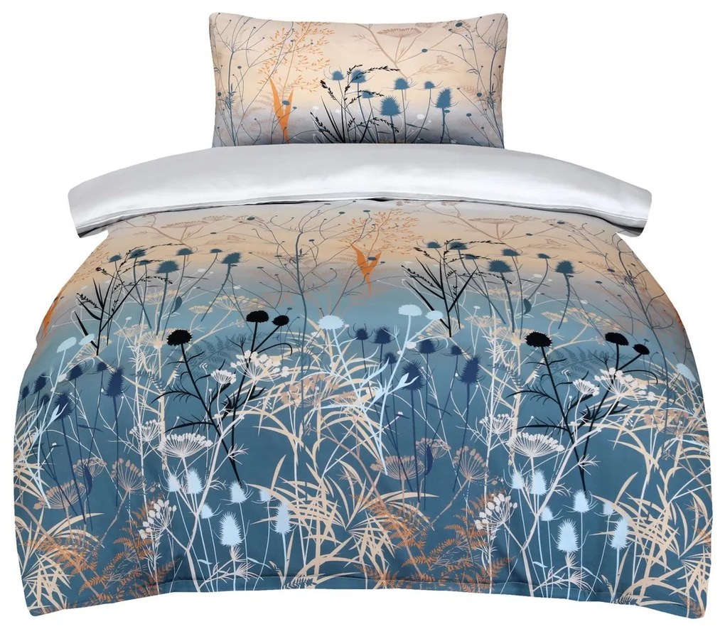 Lenjerie de pat din satin Deluxe Herbal, 140 x 200 cm, 70 x 90 cm