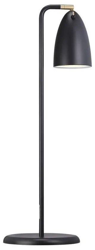 Veioza moderna design minimalist Nexus negru 2020625003 DFTP