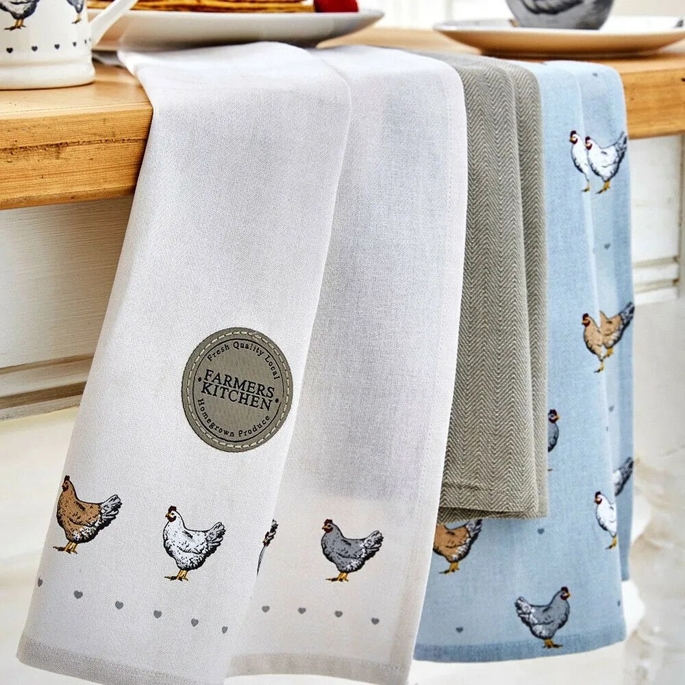 Prosoape de vase 3 buc. din bumbac 45x65 cm Farmers Kitchen – Cooksmart ®