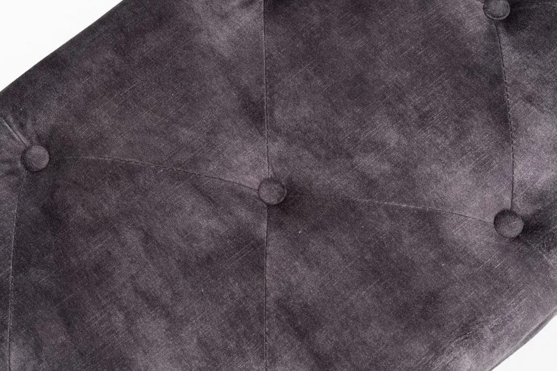 Bancheta dormitor tapitata Extravagancia, gri antic