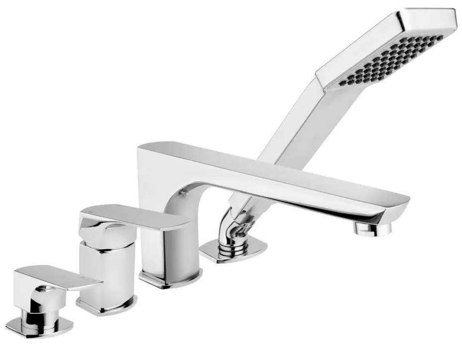 Baterie de cadă cu 4 orificii KFA Armatura 5535-210-00 MOKAIT alamă