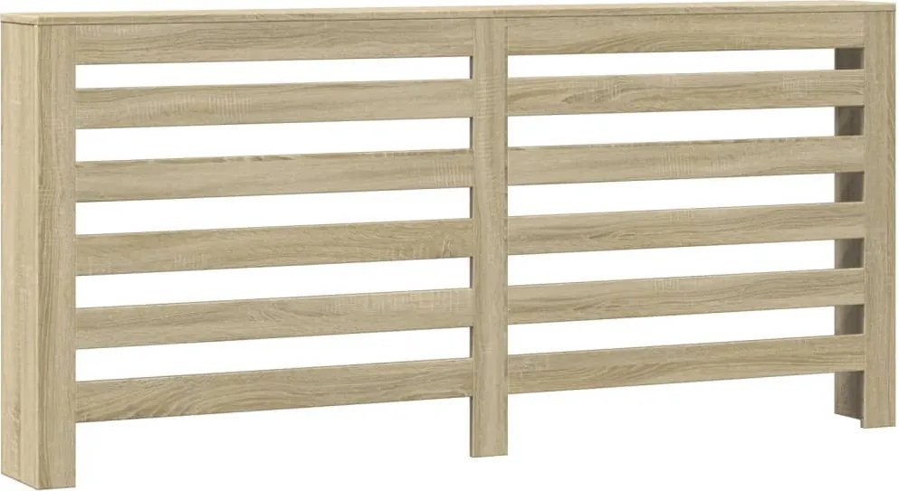 vidaXL Mască de calorifer, stejar sonoma, 175x20x82 cm, lemn prelucrat