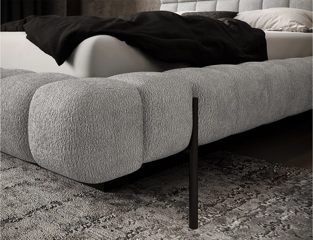 Pat lemn masiv Magentta 140/160/180x200 cm Personalizabil - Touch 100, 180x200