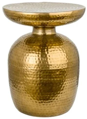Masuta de cafea Marrakesch din aliminiu auriu