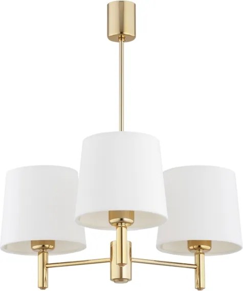 BRILAGI - Lustră pe tijă MONTE 3xE27/60W/230V crem/auriu