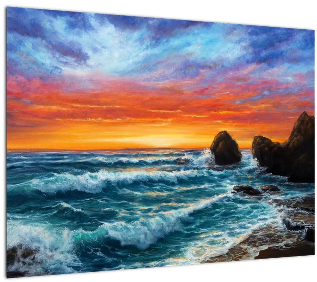 Tablou - Apus de soare (70x50 cm)