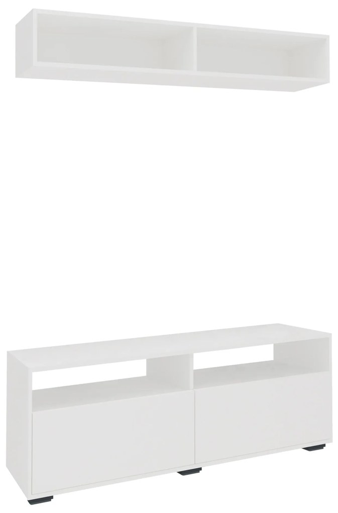 Living Obu, Alb, L 140 cm