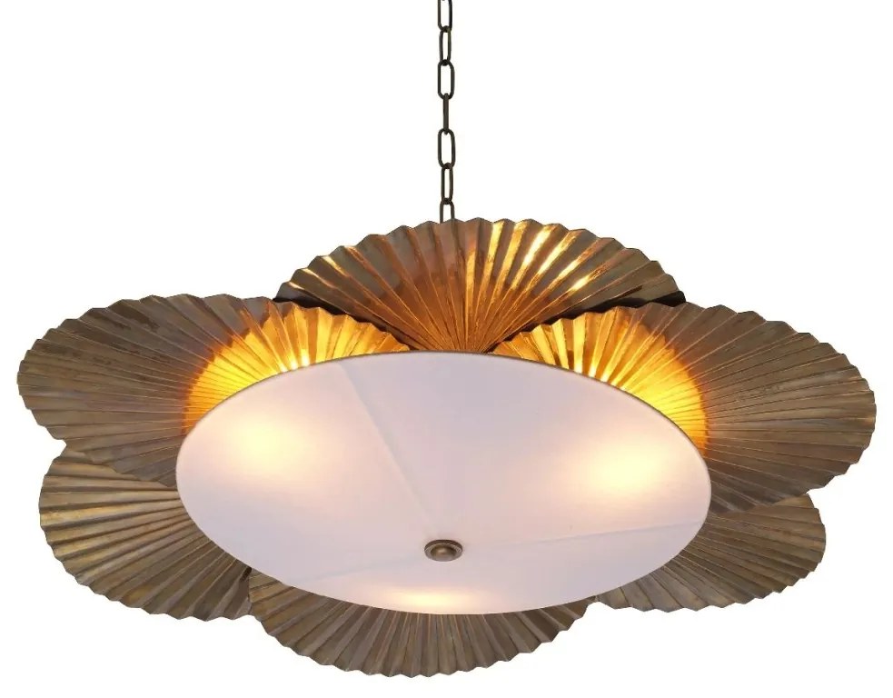 Lustra suspendata design LUX din alama Oriental