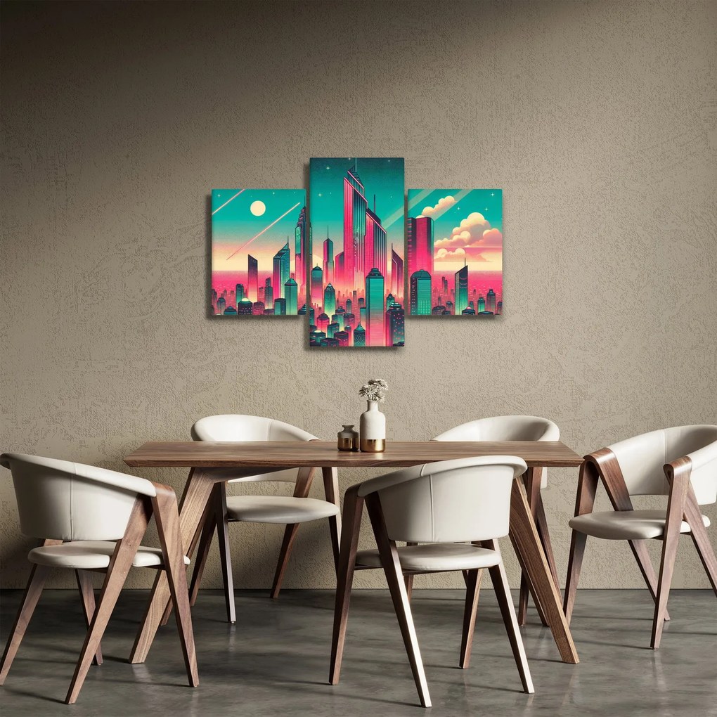 Tablou – Metropolă în stil pop-art (90x60 cm)