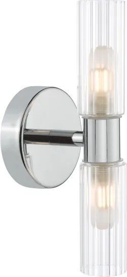 Där Lighting BOL0950 - Aplică de perete pentru baie BOLTON 2xG9/5W/230V IP44 crom