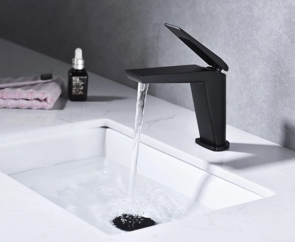 Baterie lavoar Premium, Modern Edition 5006-1, Negru