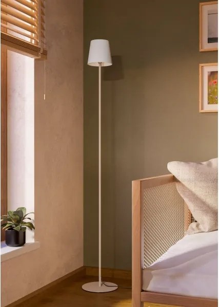 Eglo 901112 - Lampadar FIORANA, 1xE14/7,5W/230V, crem/alb
