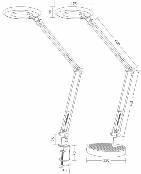 Lampă LED de masă BIANCA LED/8W/230V