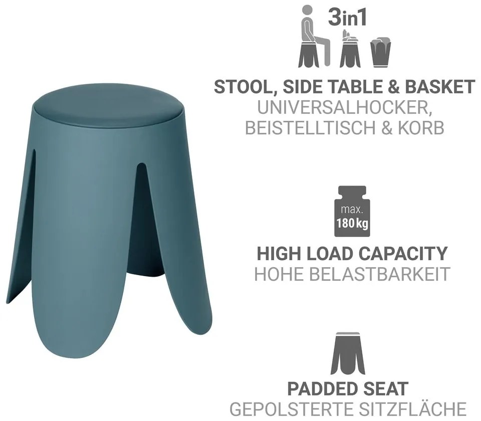 Scaun petrol stivuibil din plastic Comiso – Wenko