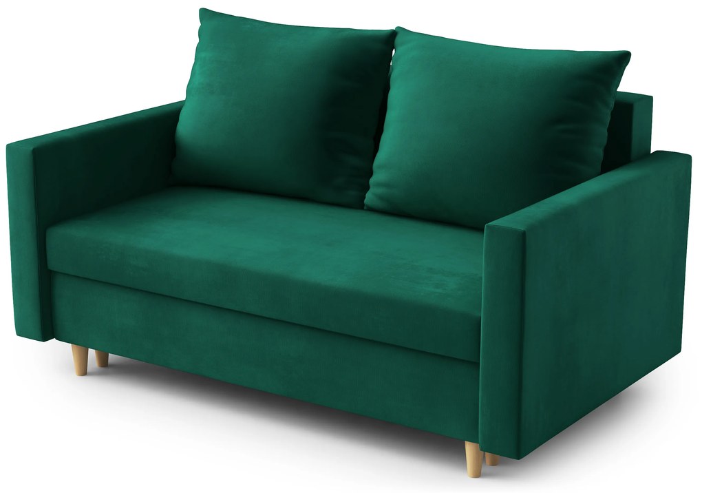 Canapea două locuri Louis (verde închis). 1065640
