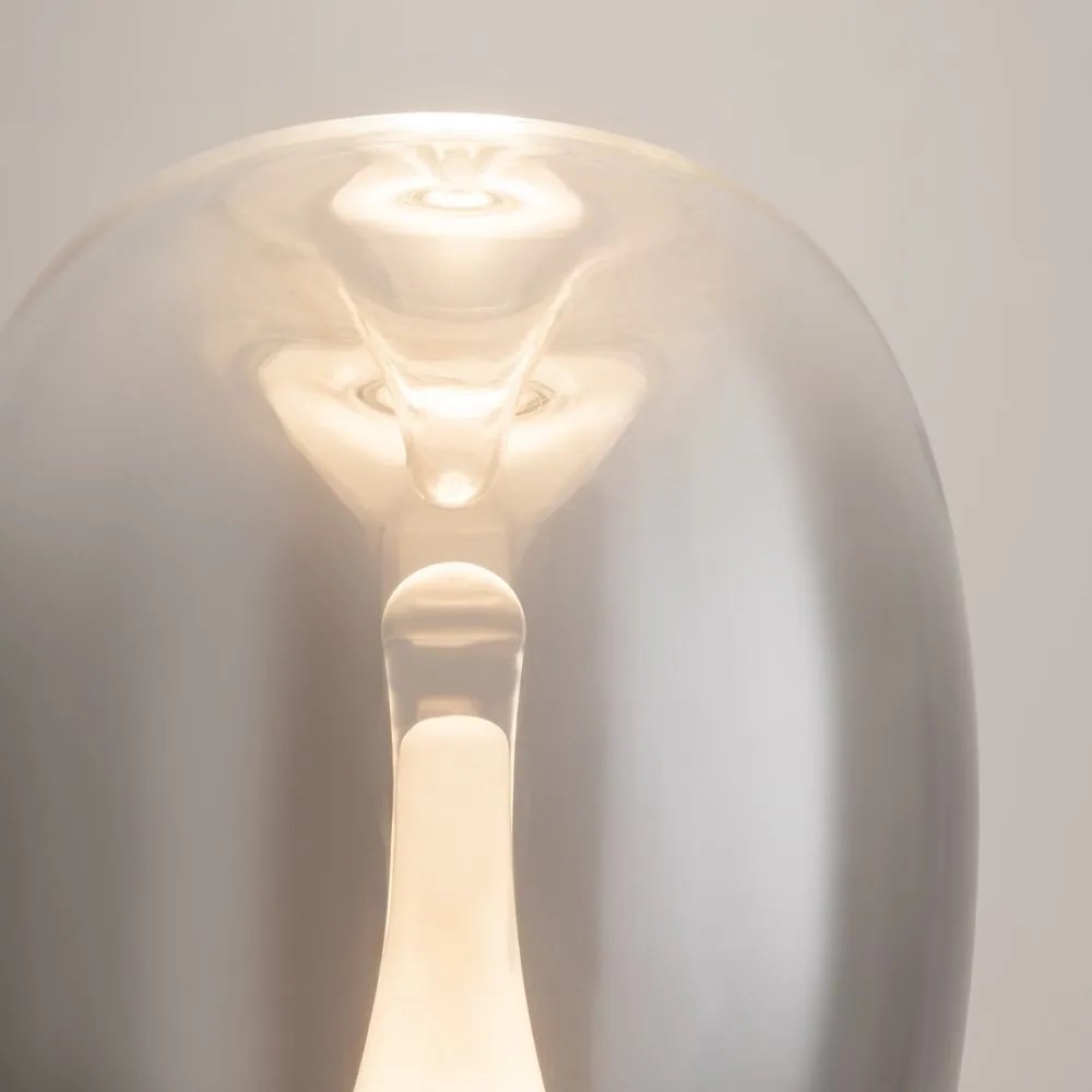 Veioza LED / Lampa de masa design decorativ Splash auriu/gri