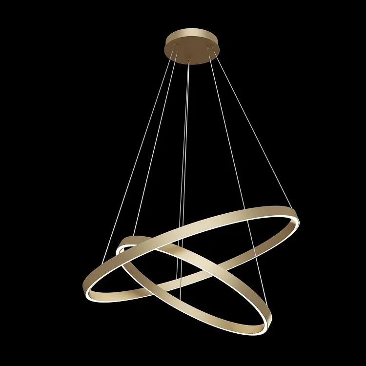 Lustra suspendata LED design tehnic Rim alama MYMOD058PL-L74BS4K