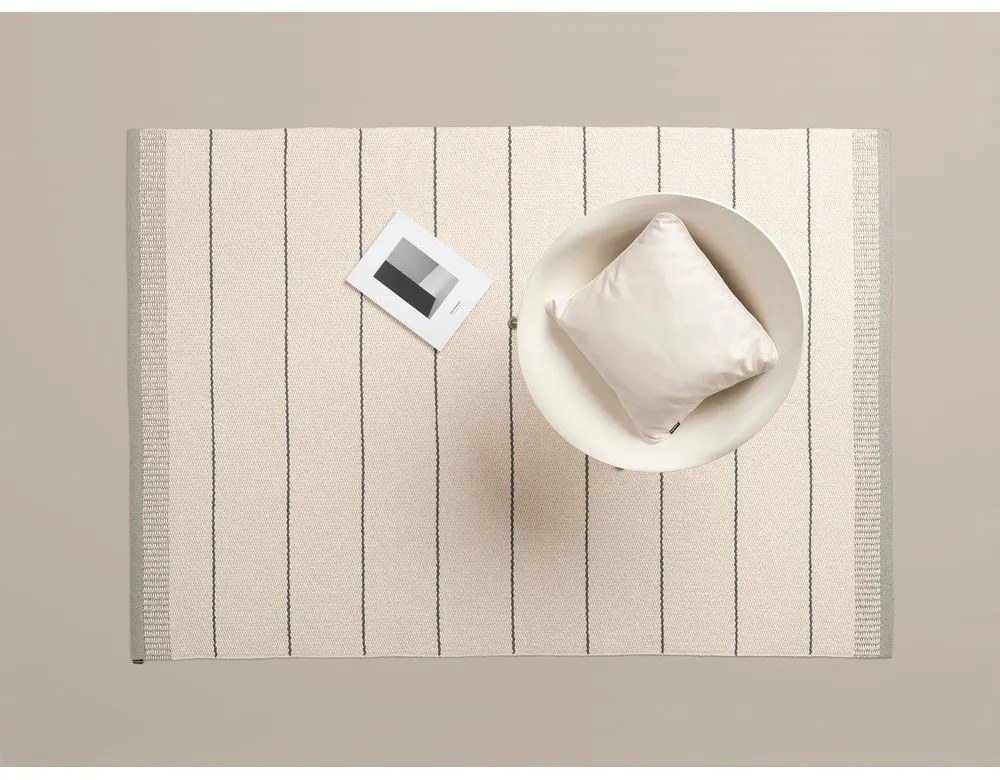 Covor tip traversă pentru interior și exterior gri deschis/crem 60x200 cm Belle Warm Grey – Pappelina