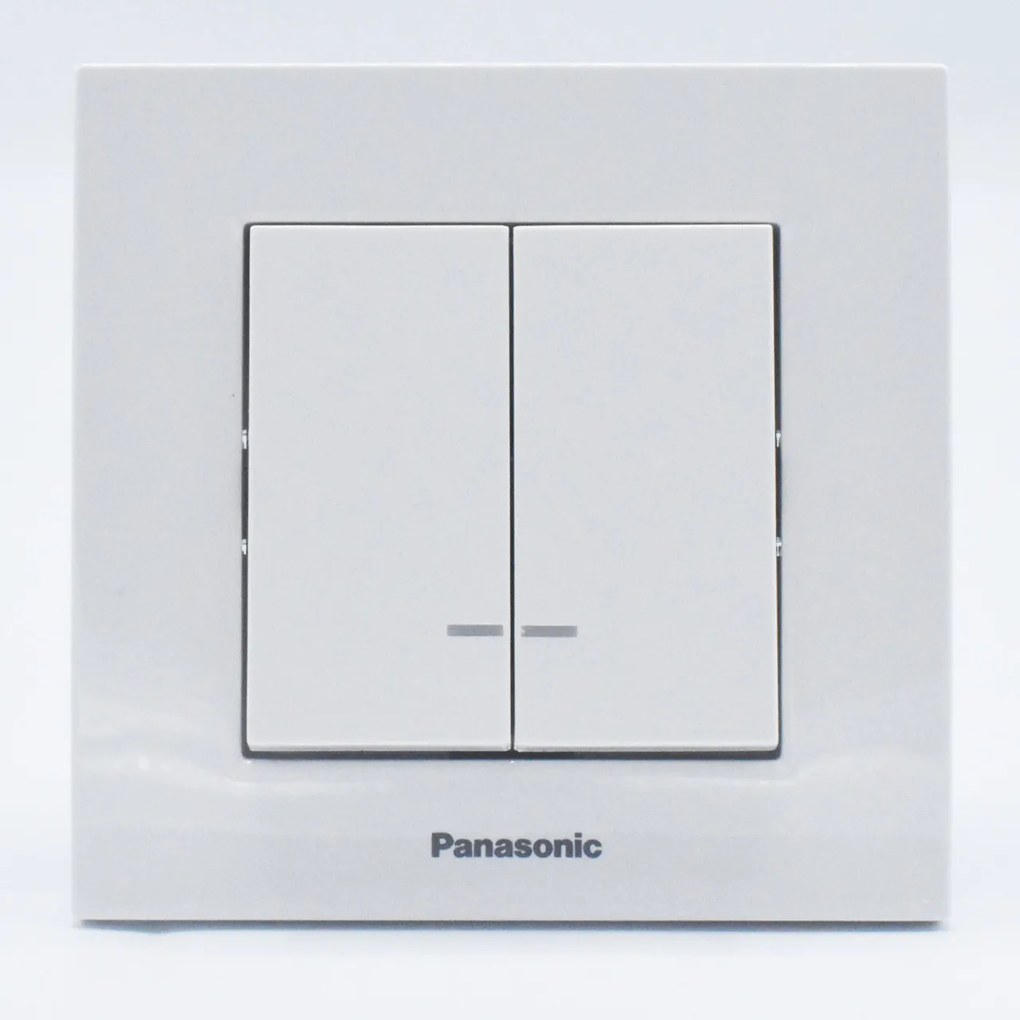 Comutator cu led Karre Plus Panasonic, ST, alb