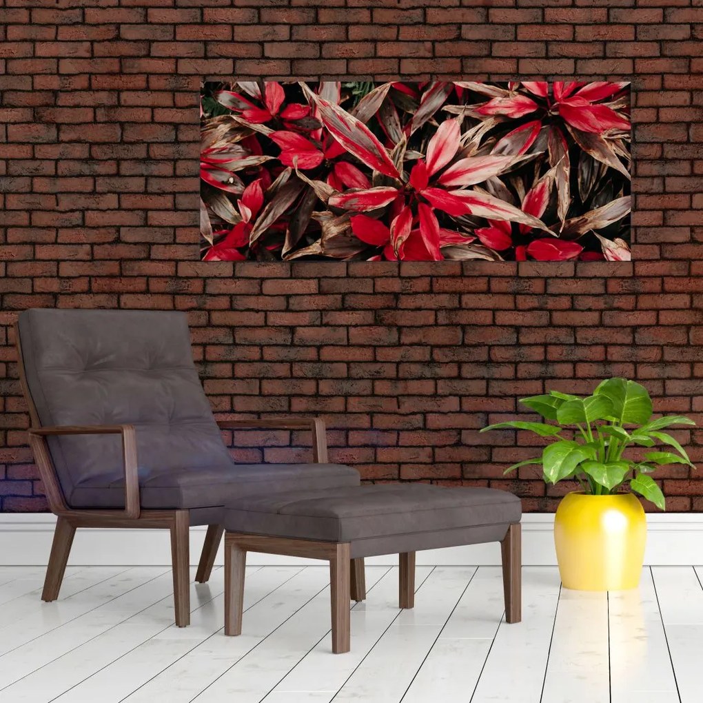 Tablou - Petale roșii (120x50 cm)
