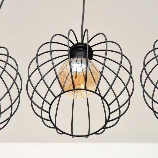 Lustră LED pe cablu MERCURE 3xE27/15W/230V