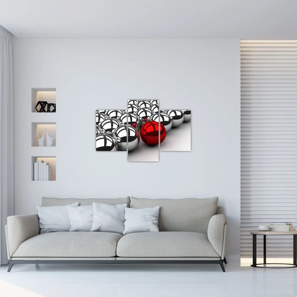 Tablou cu bile lucioase (90x60 cm)