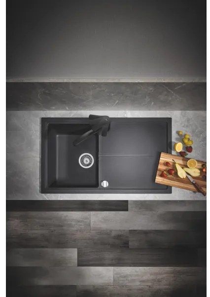 Baterie pentru chiuvetă GROHE START 305302432, 184 mm, neagră