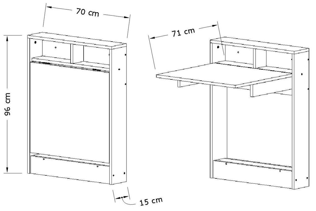 Masă sufragerie extensibilă Brackie (pentru 2 persoane) (marmură carrara). 1101343