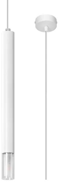 Lustră pe cablu VIZIER 1xG9/12W/230V albă Sollux SL.0957