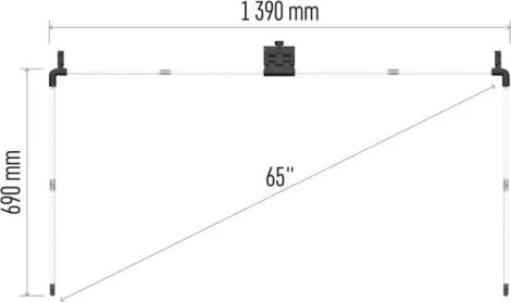 Bandă LED RGBIC pentru televizor GoSmart LED/24W/230V 65“