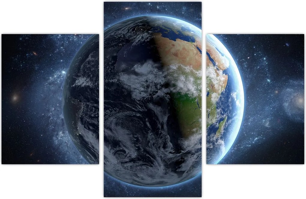 Tablou - Vedere din spațiu (90x60 cm)