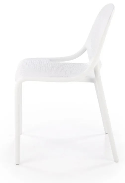 Scaun plastic K532 alb