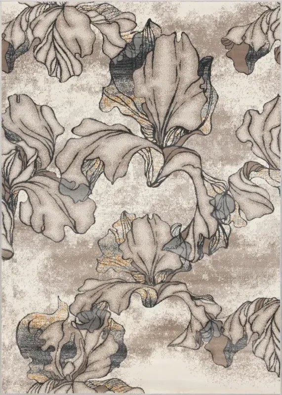 Covor Cu Flori Irys Pearl Selectează mărime: 240 X 330