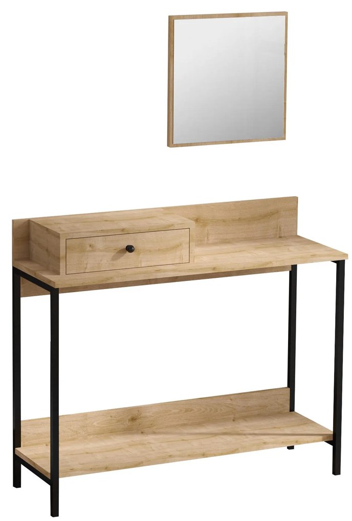 Mobilier hol Aliex 1 (stejar zafir) (cu oglindă). 1094809