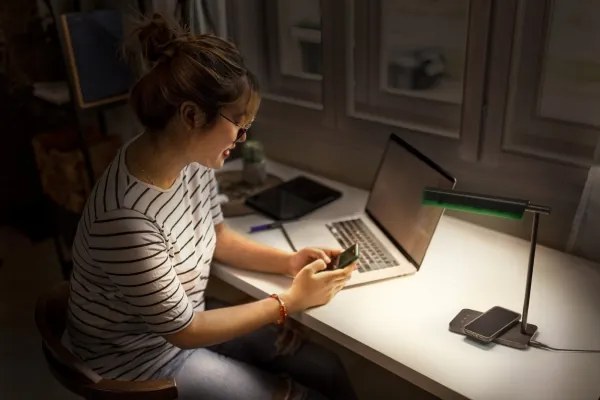 Osram - Lampă de birou LED dimabilă OFFICE LINE LED/19W/230V neagră