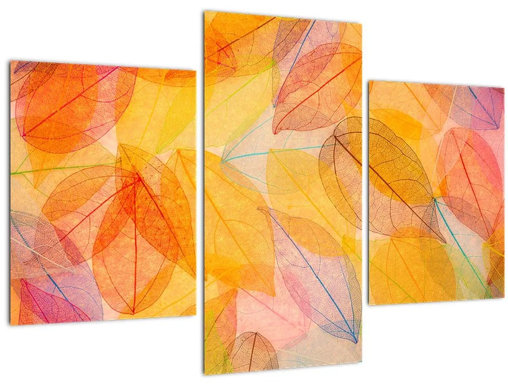 Tablou - Fundal frunze de toamnă (90x60 cm)