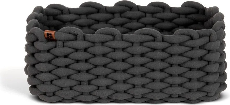 Coș de depozitare din material textil 35x25x14 cm Peach Skin M – Bigso