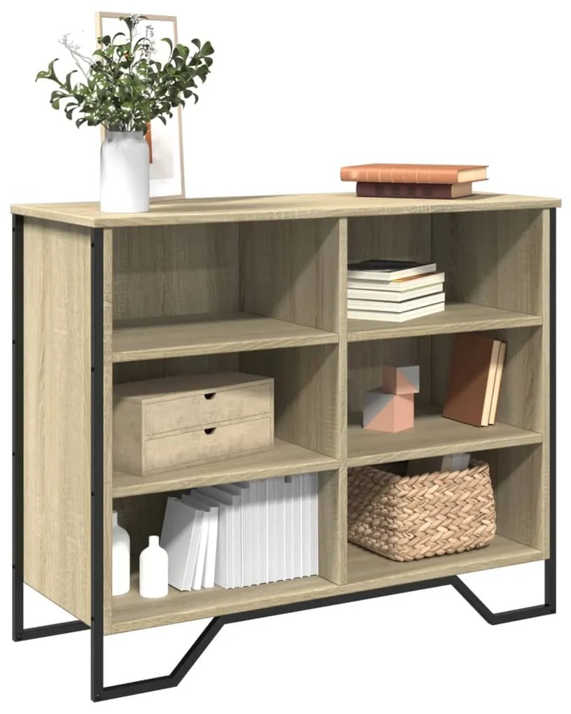 vidaXL Dulap, stejar sonoma, 91x35,5x74,5 cm, lemn prelucrat