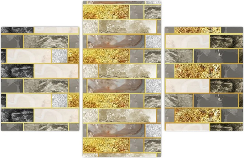 Tablou - Decor cu texturi (90x60 cm)